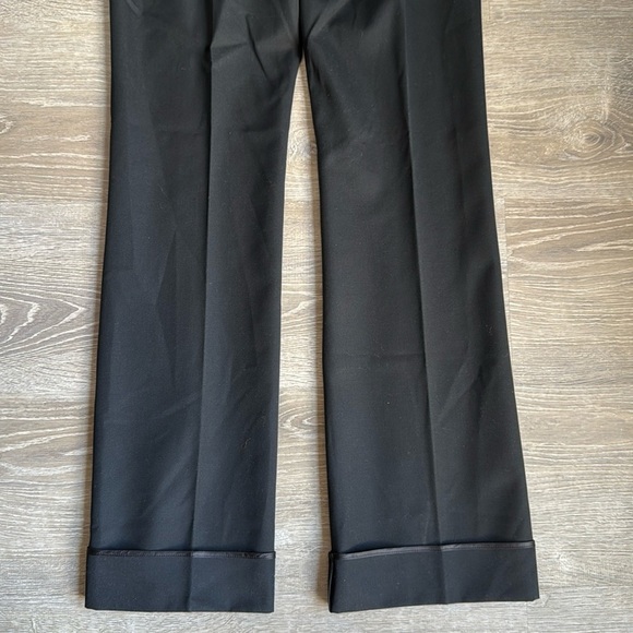 Zadig&Voltaire Poetia turn-up hem gabardine wool blend trousers - Picture 15 of 16